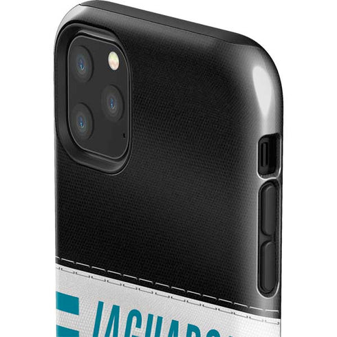 NFL Jacksonville Jaguars White Striped iPhone 11 Pro Max Impact Case