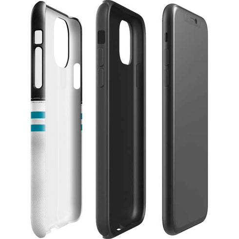 NFL Jacksonville Jaguars White Striped iPhone 11 Pro Max Impact Case