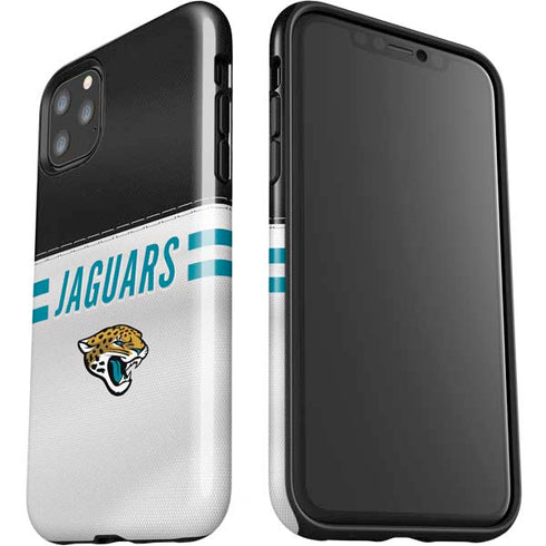 NFL Jacksonville Jaguars White Striped iPhone 11 Pro Max Impact Case