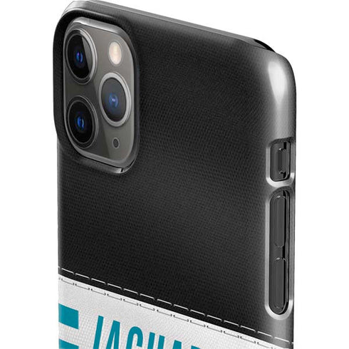 NFL Jacksonville Jaguars White Striped iPhone 11 Pro Max Lite Case