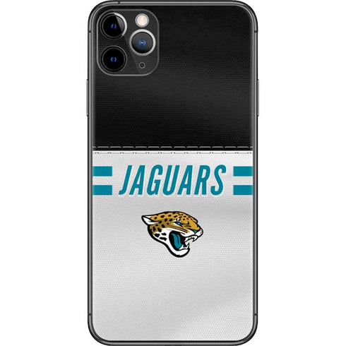 NFL Jacksonville Jaguars White Striped iPhone 11 Pro Max Skin