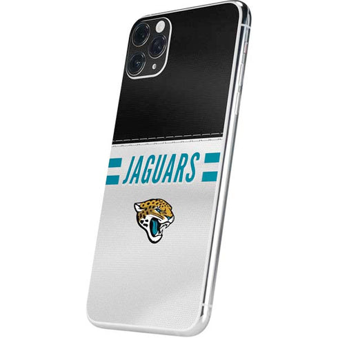 NFL Jacksonville Jaguars White Striped iPhone 11 Pro Max Skin