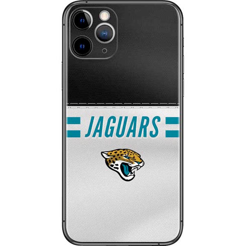 NFL Jacksonville Jaguars White Striped iPhone 11 Pro Skin