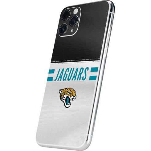 NFL Jacksonville Jaguars White Striped iPhone 11 Pro Skin