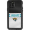 NFL Jacksonville Jaguars White Striped iPhone 11 Pro Waterproof Case