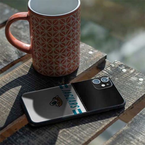 NFL Jacksonville Jaguars White Striped iPhone 11 Skin