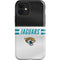 NFL Jacksonville Jaguars White Striped iPhone 12 Impact Case