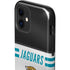 NFL Jacksonville Jaguars White Striped iPhone 12 Impact Case