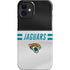 NFL Jacksonville Jaguars White Striped iPhone 12 Mini Lite Case