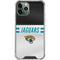 NFL Jacksonville Jaguars White Striped iPhone 12 Pro Clear Case