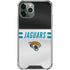 NFL Jacksonville Jaguars White Striped iPhone 12 Pro Clear Case