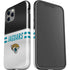 NFL Jacksonville Jaguars White Striped iPhone 12 Pro Impact Case