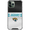 NFL Jacksonville Jaguars White Striped iPhone 12 Pro Max Clear Case