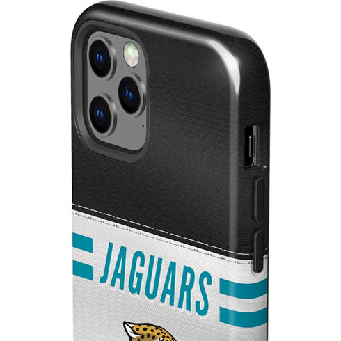 NFL Jacksonville Jaguars White Striped iPhone 12 Pro Max Impact Case