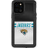 NFL Jacksonville Jaguars White Striped iPhone 12 Pro Max Waterproof Case