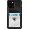 NFL Jacksonville Jaguars White Striped iPhone 12 Pro Waterproof Case