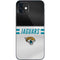 NFL Jacksonville Jaguars White Striped iPhone 12 Skin