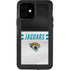 NFL Jacksonville Jaguars White Striped iPhone 12 Waterproof Case