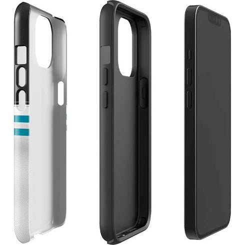 NFL Jacksonville Jaguars White Striped iPhone 13 Impact Case