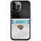 NFL Jacksonville Jaguars White Striped iPhone 13 Pro Cargo Case