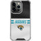 NFL Jacksonville Jaguars White Striped iPhone 13 Pro Clear Case