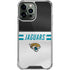 NFL Jacksonville Jaguars White Striped iPhone 13 Pro Max Clear Case