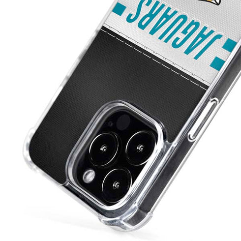 NFL Jacksonville Jaguars White Striped iPhone 13 Pro Max MagSafe Case