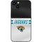 NFL Jacksonville Jaguars White Striped iPhone 13 Skin