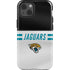 NFL Jacksonville Jaguars White Striped iPhone 14 Impact Case