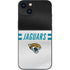 NFL Jacksonville Jaguars White Striped iPhone 14 Plus Skin