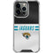 NFL Jacksonville Jaguars White Striped iPhone 15 Pro Clear Case