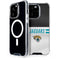 NFL Jacksonville Jaguars White Striped iPhone 15 Pro MagSafe Case