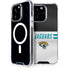 NFL Jacksonville Jaguars White Striped iPhone 15 Pro MagSafe Case