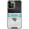 NFL Jacksonville Jaguars White Striped iPhone 14 Pro Max Clear Case