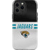 NFL Jacksonville Jaguars White Striped iPhone 15 Pro Max Impact Case