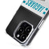 NFL Jacksonville Jaguars White Striped iPhone 15 Pro Max MagSafe Case