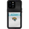 NFL Jacksonville Jaguars White Striped iPhone 14 Pro Max Waterproof Case