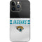 NFL Jacksonville Jaguars White Striped iPhone 14 Pro Skin