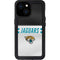 NFL Jacksonville Jaguars White Striped iPhone 15 Waterproof Case