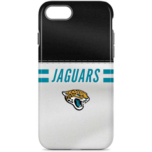 NFL Jacksonville Jaguars White Striped iPhone 7 Pro Case