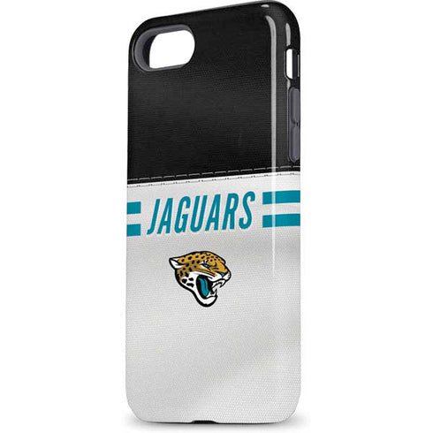 NFL Jacksonville Jaguars White Striped iPhone 7 Pro Case