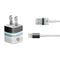 NFL Jacksonville Jaguars White Striped iPhone Charger (5W USB) Skin