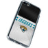 NFL Jacksonville Jaguars White Striped iPhone SE (2nd & 3rd Gen) Clear Case
