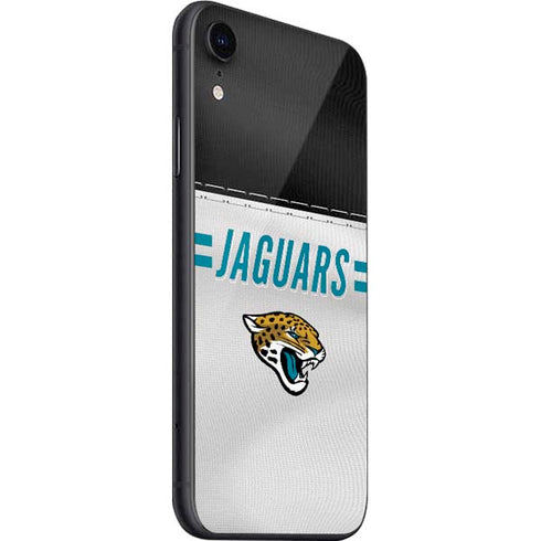 NFL Jacksonville Jaguars White Striped iPhone SE (2nd & 3rd Gen) Skin