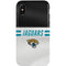 NFL Jacksonville Jaguars White Striped iPhone X Pro Case