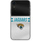 NFL Jacksonville Jaguars White Striped iPhone XR Skin