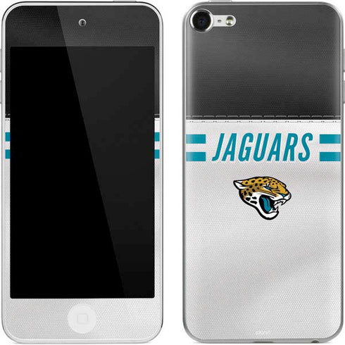 NFL Jacksonville Jaguars White Striped Apple iPod Skin