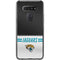 NFL Jacksonville Jaguars White Striped LG K51/Q51 Clear Case