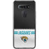 NFL Jacksonville Jaguars White Striped LG K51/Q51 Clear Case