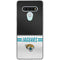 NFL Jacksonville Jaguars White Striped LG Stylo 6 Clear Case